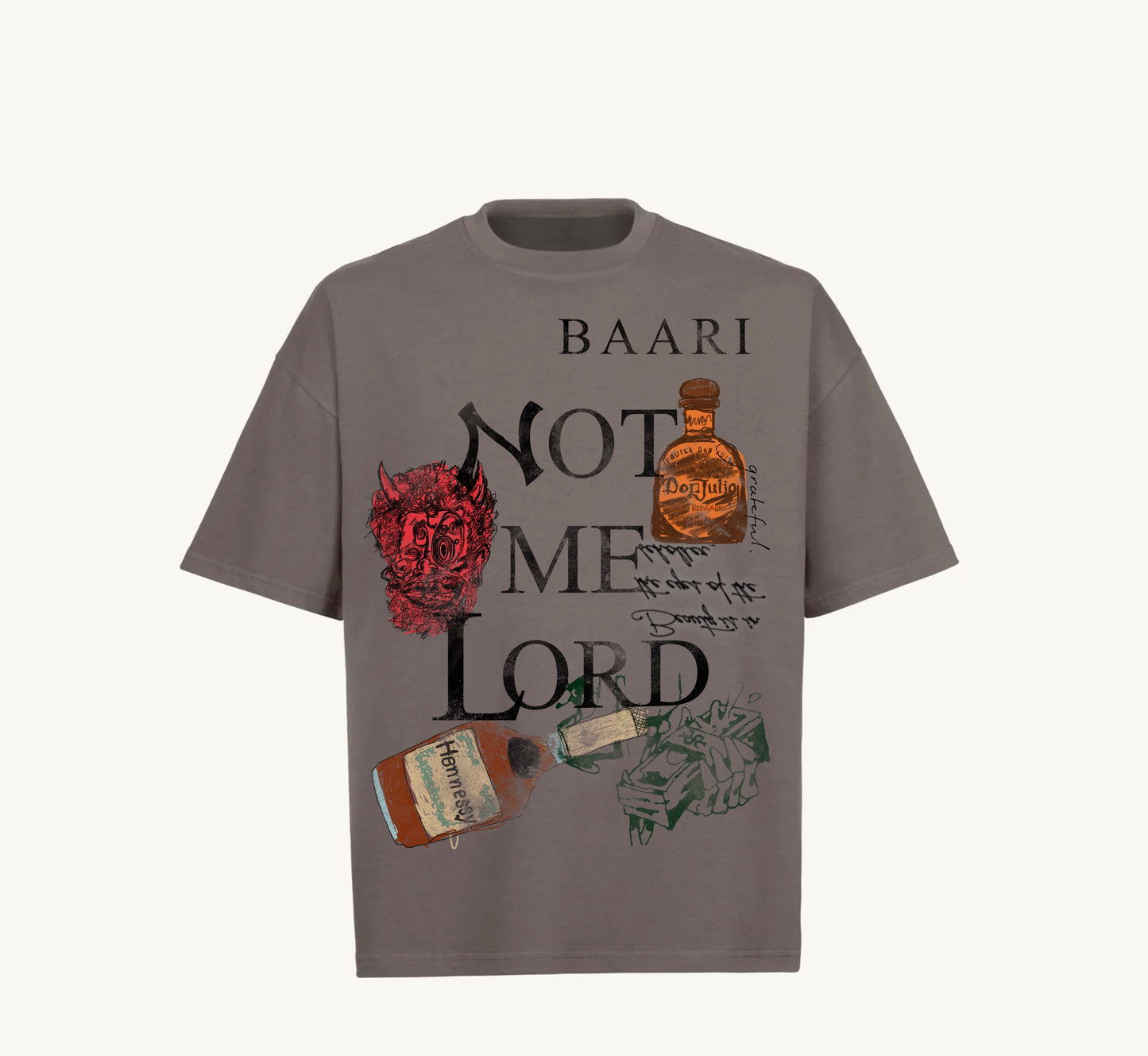 BAARI Not Me Lord Tee (Smoke Grey)