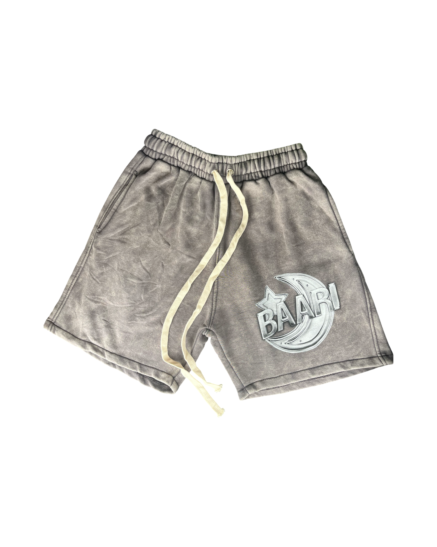 BAARI Crescent Chrome Shorts