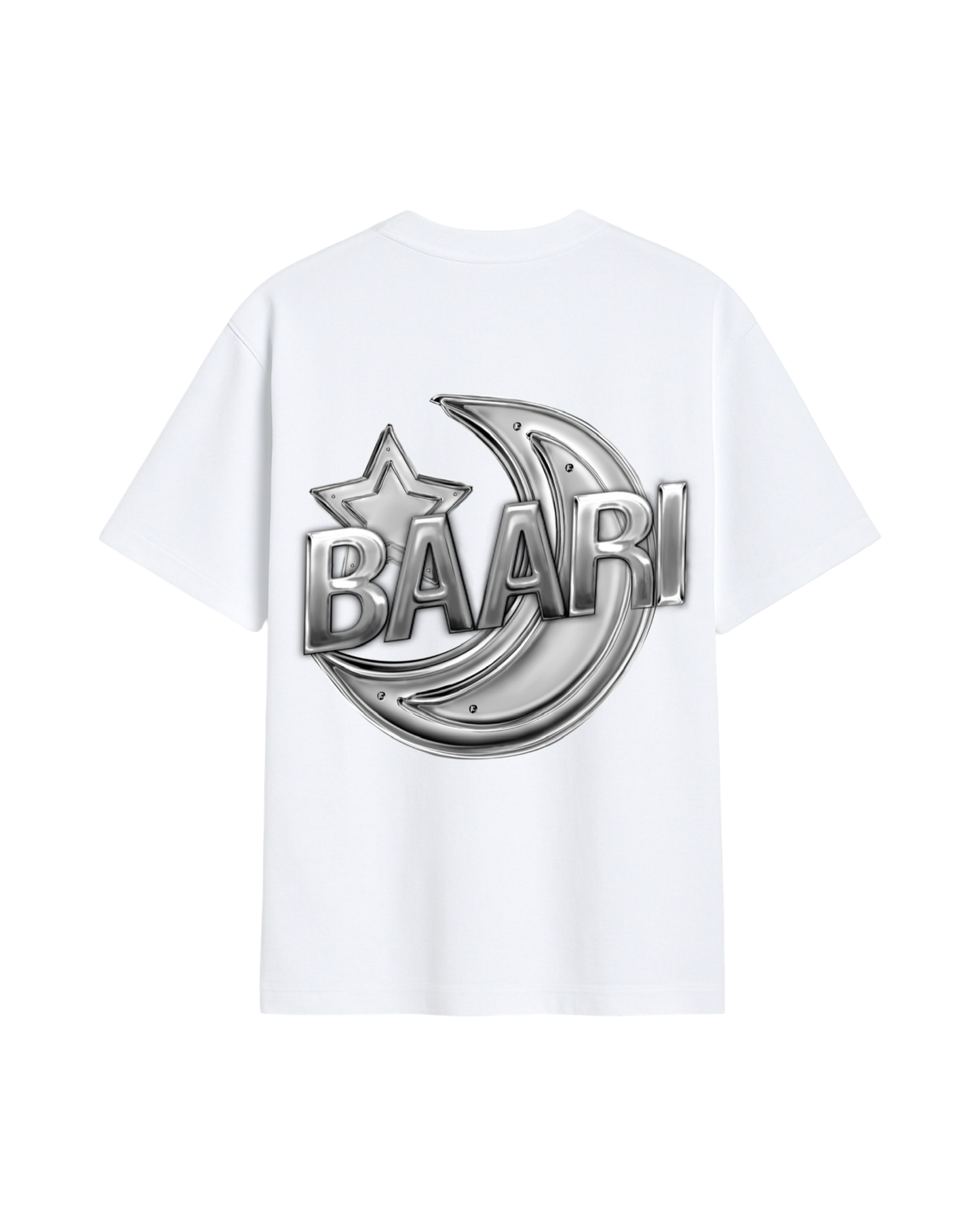 BAARI Crescent Chrome Tee
